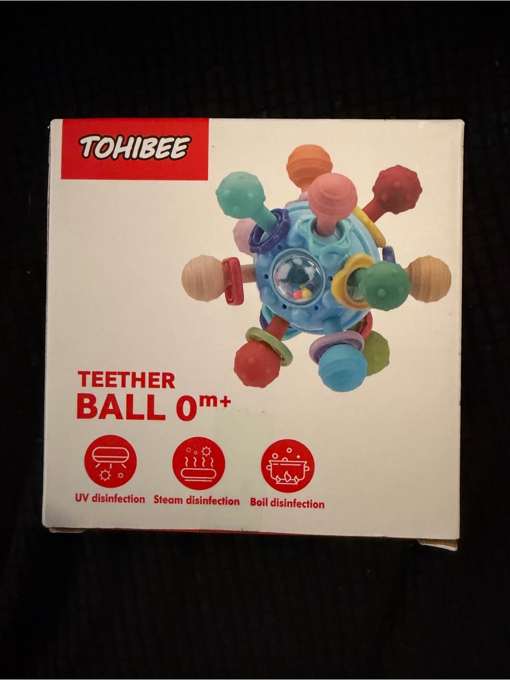 Multicolor Teether Ball - Baby Sensory Toy